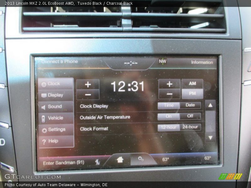 Tuxedo Black / Charcoal Black 2013 Lincoln MKZ 2.0L EcoBoost AWD