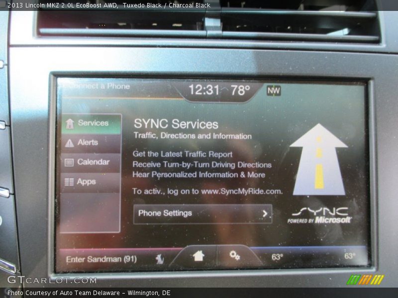 Tuxedo Black / Charcoal Black 2013 Lincoln MKZ 2.0L EcoBoost AWD