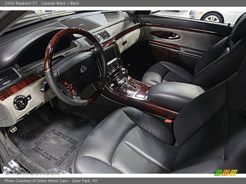 Caspian Black / Black 2009 Maybach 57
