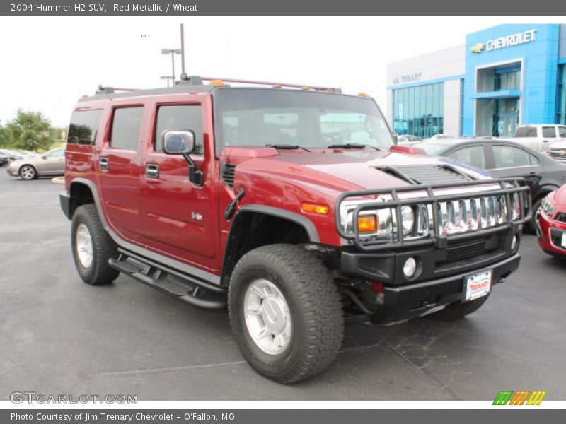 Red Metallic / Wheat 2004 Hummer H2 SUV