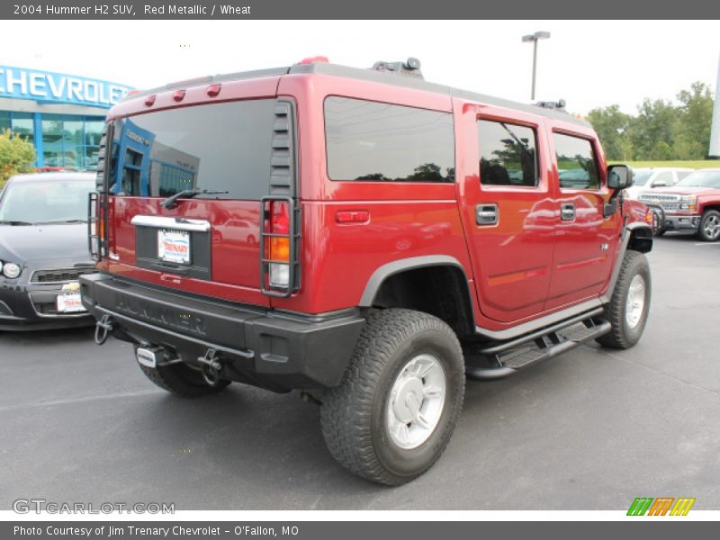 Red Metallic / Wheat 2004 Hummer H2 SUV