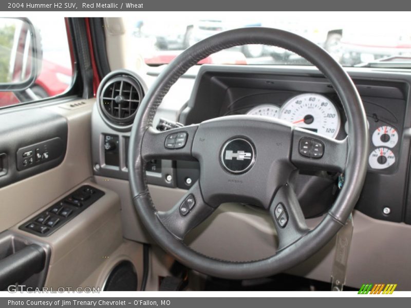 Red Metallic / Wheat 2004 Hummer H2 SUV