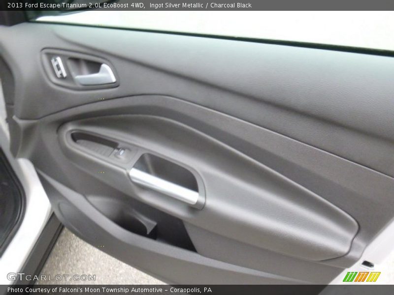 Ingot Silver Metallic / Charcoal Black 2013 Ford Escape Titanium 2.0L EcoBoost 4WD