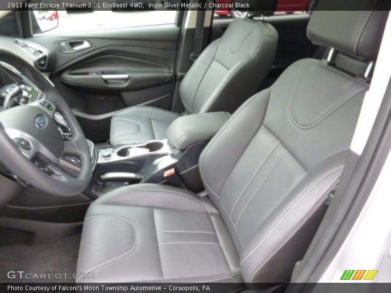 Ingot Silver Metallic / Charcoal Black 2013 Ford Escape Titanium 2.0L EcoBoost 4WD