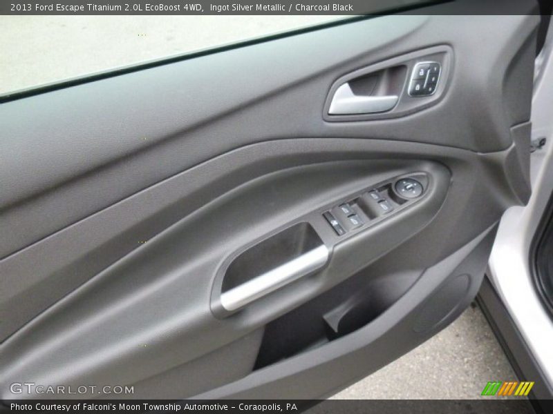 Ingot Silver Metallic / Charcoal Black 2013 Ford Escape Titanium 2.0L EcoBoost 4WD