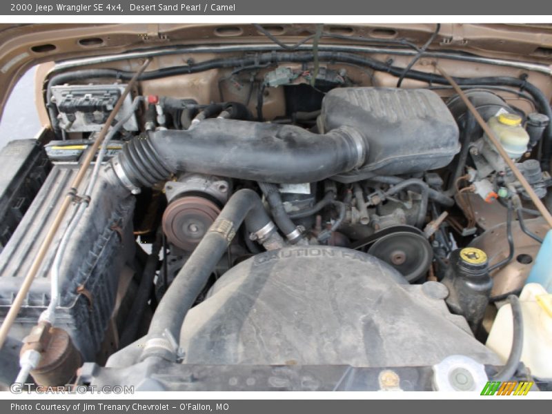 Desert Sand Pearl / Camel 2000 Jeep Wrangler SE 4x4