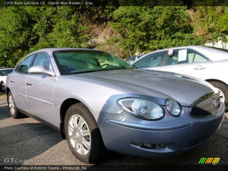 Glacier Blue Metallic / Gray 2006 Buick LaCrosse CX