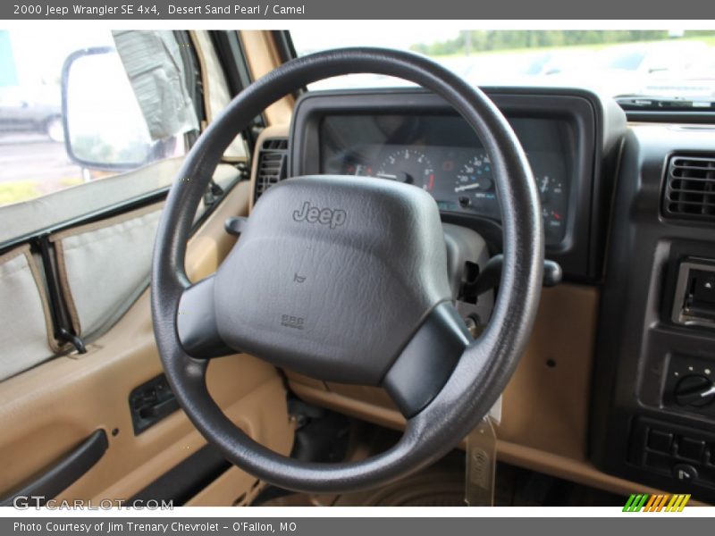 Desert Sand Pearl / Camel 2000 Jeep Wrangler SE 4x4