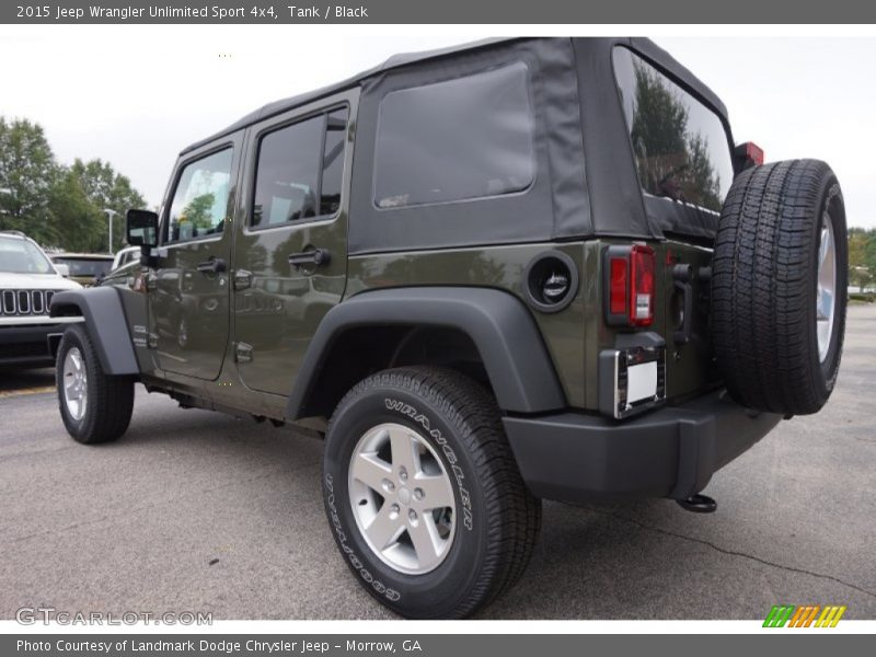 Tank / Black 2015 Jeep Wrangler Unlimited Sport 4x4