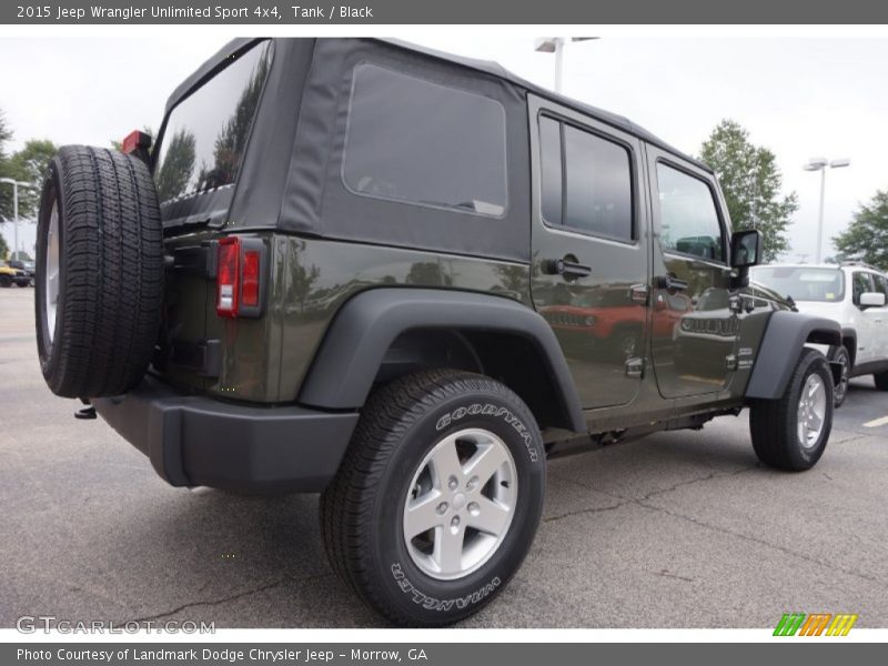 Tank / Black 2015 Jeep Wrangler Unlimited Sport 4x4