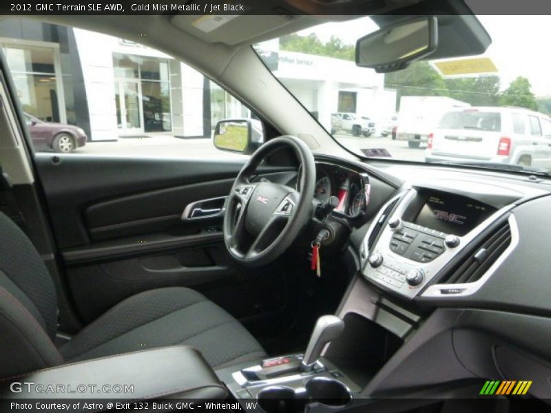 Gold Mist Metallic / Jet Black 2012 GMC Terrain SLE AWD