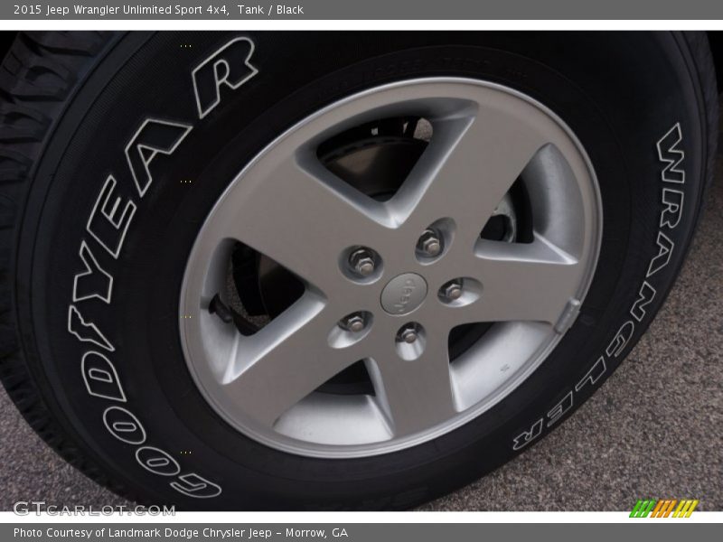 Tank / Black 2015 Jeep Wrangler Unlimited Sport 4x4