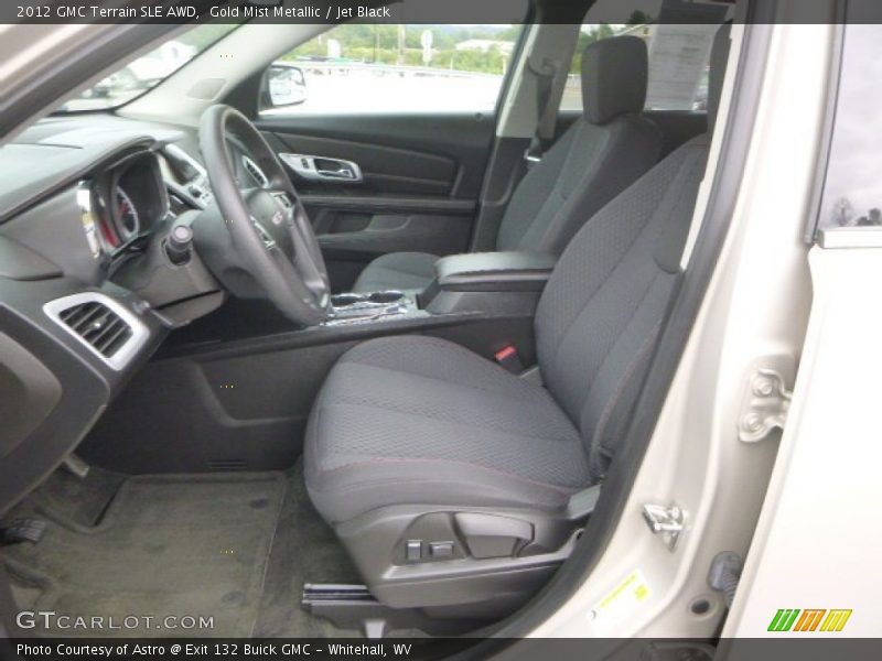 Gold Mist Metallic / Jet Black 2012 GMC Terrain SLE AWD