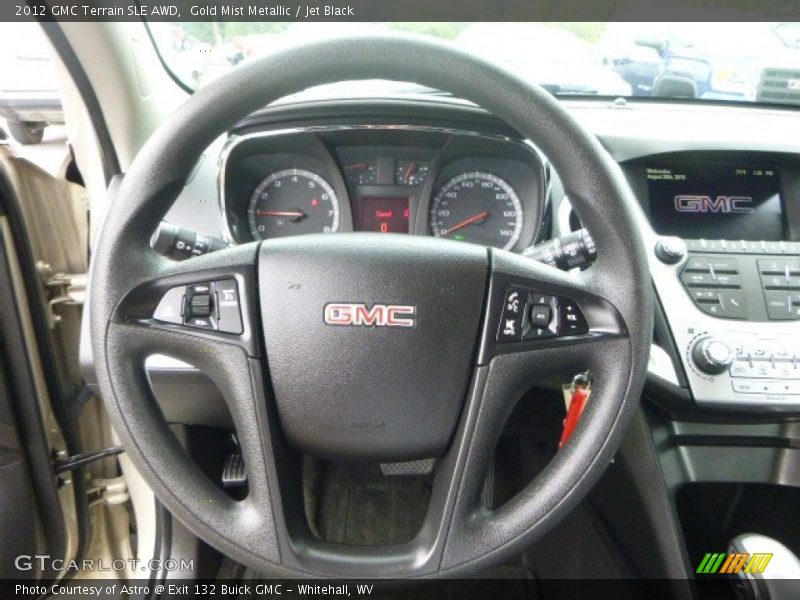 Gold Mist Metallic / Jet Black 2012 GMC Terrain SLE AWD