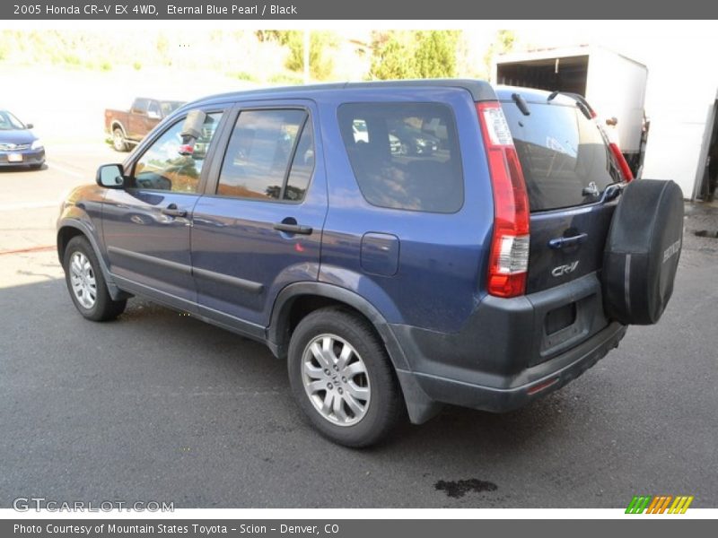 Eternal Blue Pearl / Black 2005 Honda CR-V EX 4WD