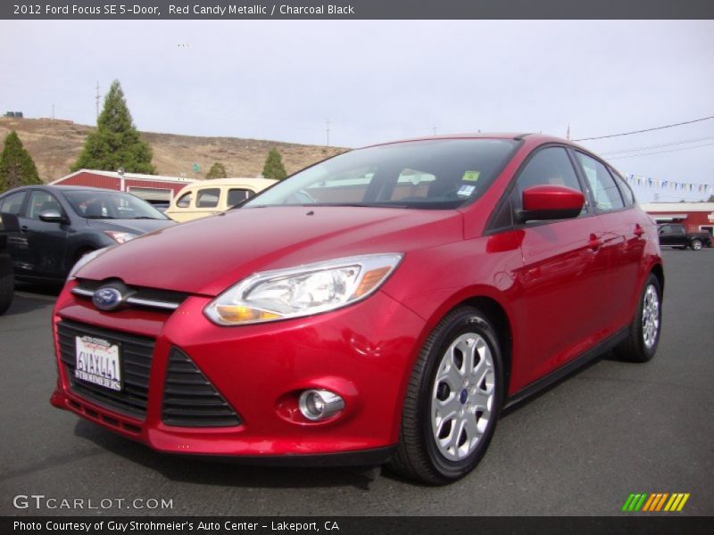 Red Candy Metallic / Charcoal Black 2012 Ford Focus SE 5-Door