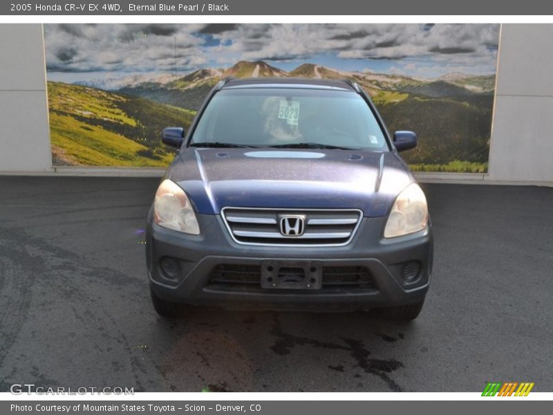 Eternal Blue Pearl / Black 2005 Honda CR-V EX 4WD