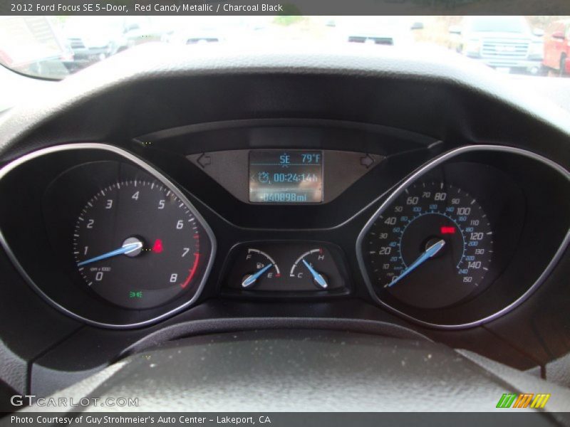 Red Candy Metallic / Charcoal Black 2012 Ford Focus SE 5-Door