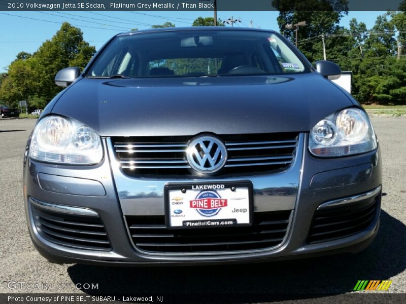 Platinum Grey Metallic / Titan Black 2010 Volkswagen Jetta SE Sedan