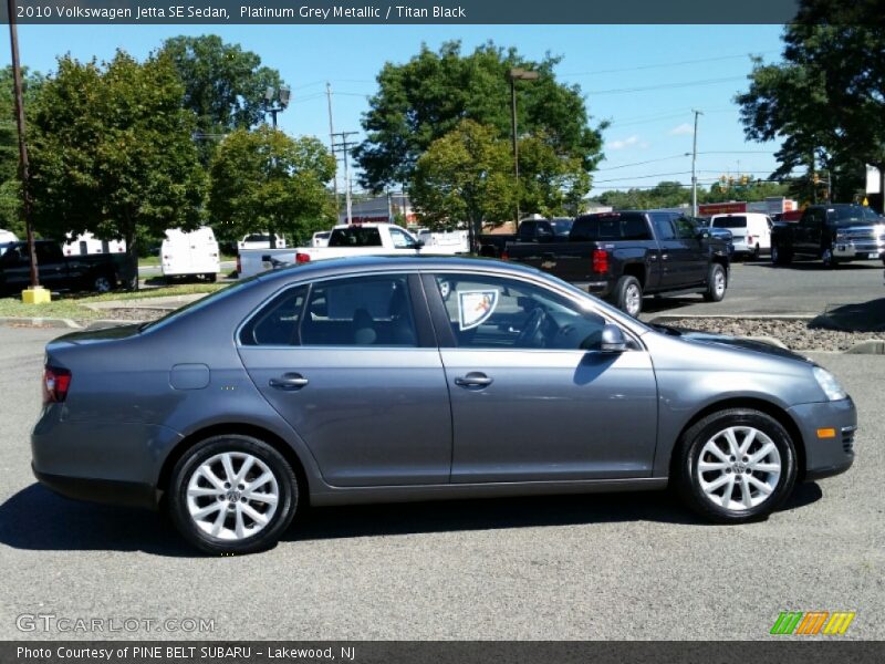 Platinum Grey Metallic / Titan Black 2010 Volkswagen Jetta SE Sedan