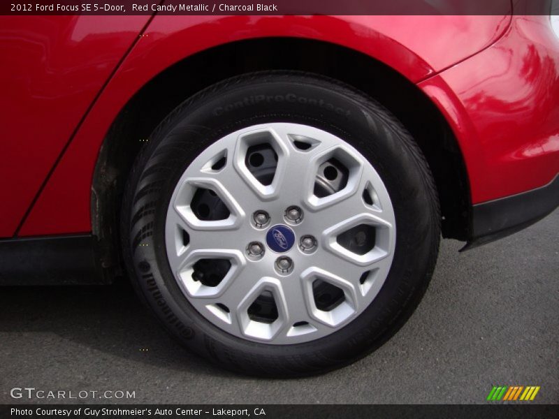 Red Candy Metallic / Charcoal Black 2012 Ford Focus SE 5-Door