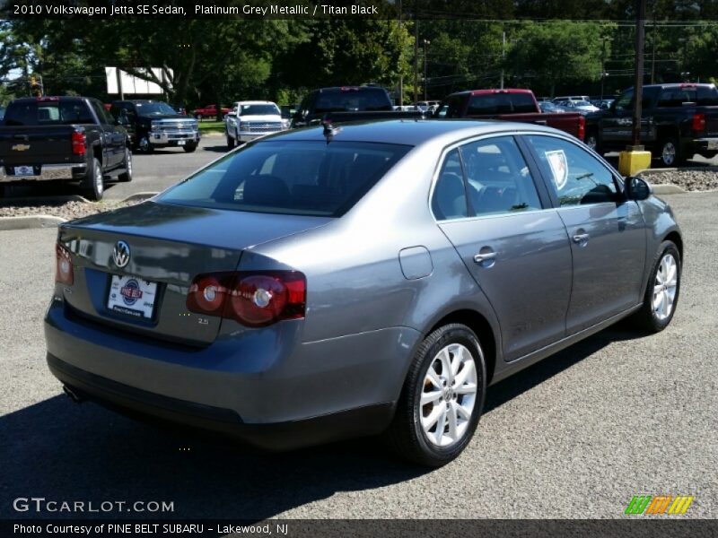 Platinum Grey Metallic / Titan Black 2010 Volkswagen Jetta SE Sedan