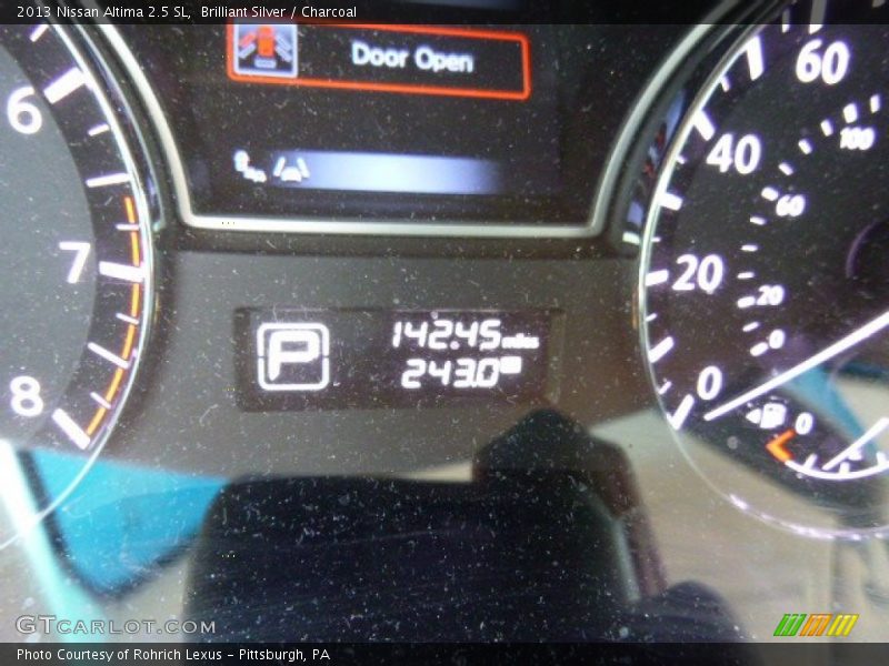 Brilliant Silver / Charcoal 2013 Nissan Altima 2.5 SL
