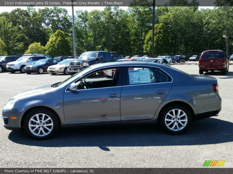 Platinum Grey Metallic / Titan Black 2010 Volkswagen Jetta SE Sedan