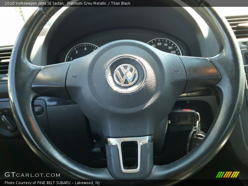 Platinum Grey Metallic / Titan Black 2010 Volkswagen Jetta SE Sedan