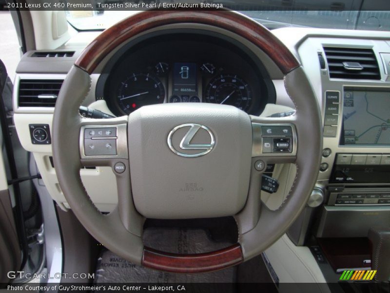 Tungsten Silver Pearl / Ecru/Auburn Bubinga 2011 Lexus GX 460 Premium