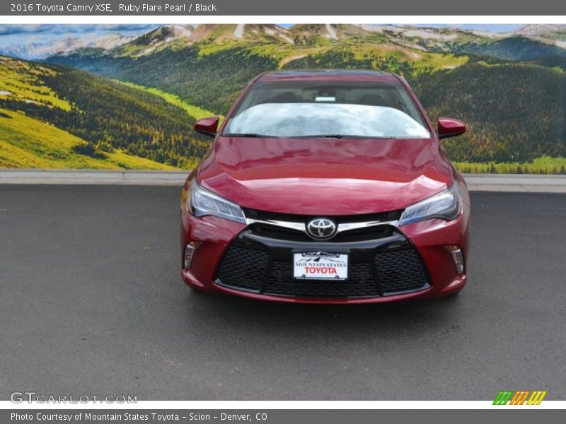 Ruby Flare Pearl / Black 2016 Toyota Camry XSE