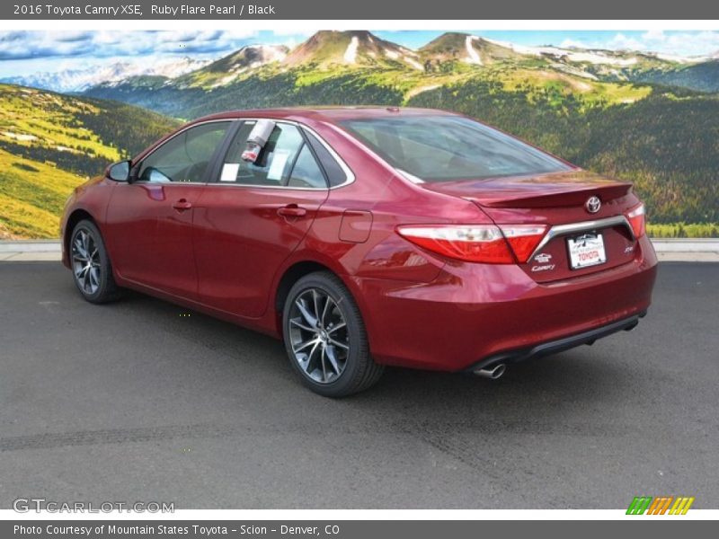 Ruby Flare Pearl / Black 2016 Toyota Camry XSE
