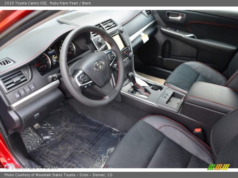 Ruby Flare Pearl / Black 2016 Toyota Camry XSE