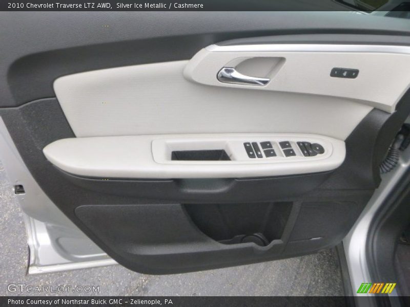 Silver Ice Metallic / Cashmere 2010 Chevrolet Traverse LTZ AWD