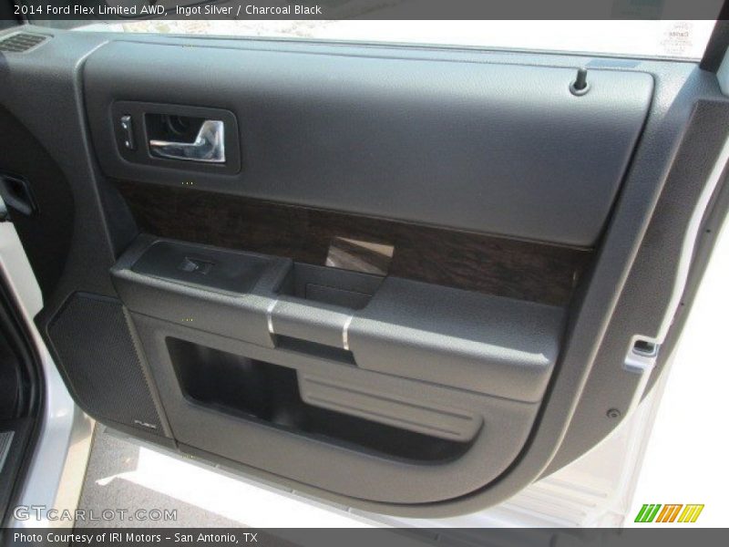 Ingot Silver / Charcoal Black 2014 Ford Flex Limited AWD
