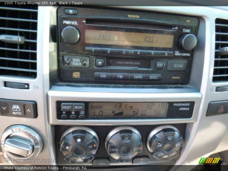 Black / Taupe 2005 Toyota 4Runner SR5 4x4