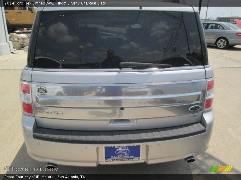 Ingot Silver / Charcoal Black 2014 Ford Flex Limited AWD