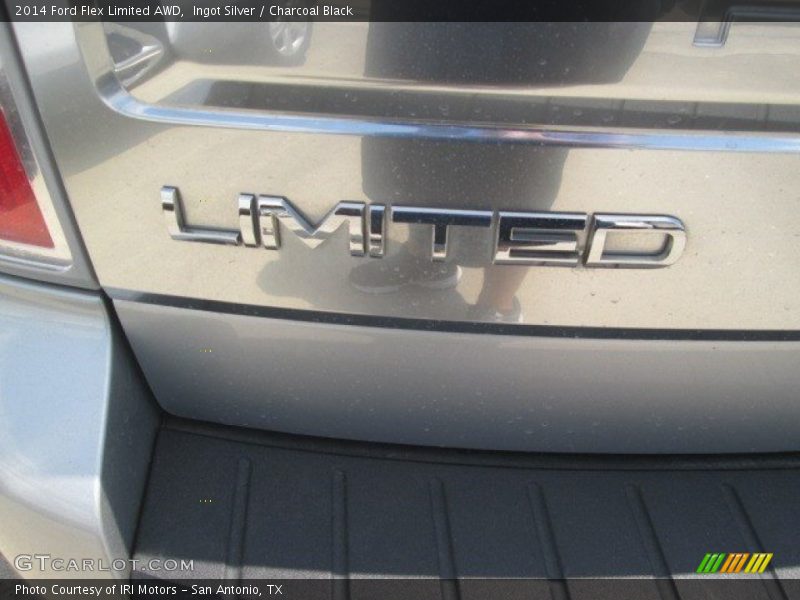 Ingot Silver / Charcoal Black 2014 Ford Flex Limited AWD