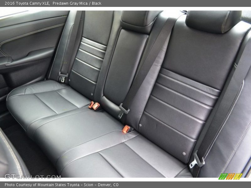 Rear Seat of 2016 Camry XLE