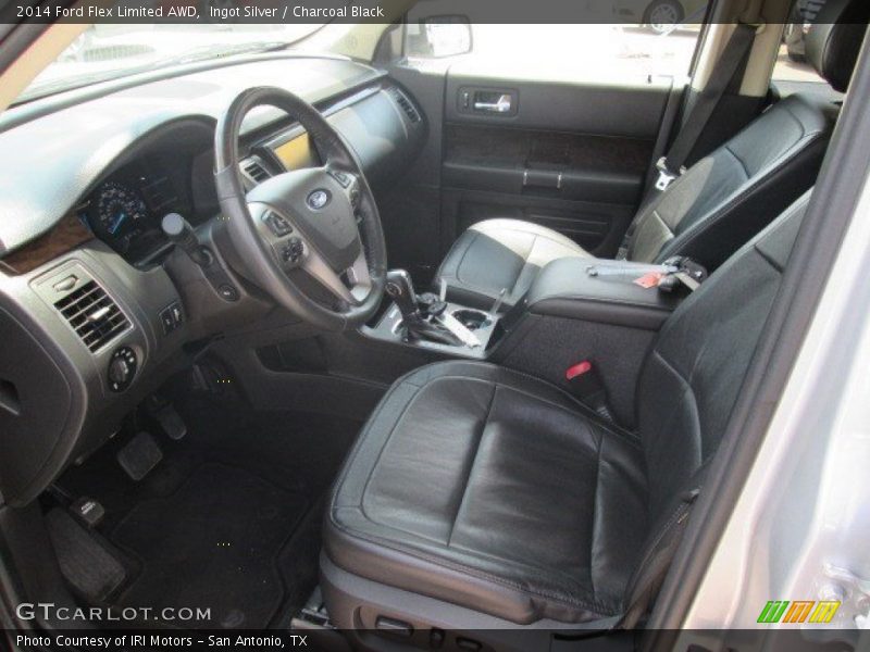 Ingot Silver / Charcoal Black 2014 Ford Flex Limited AWD