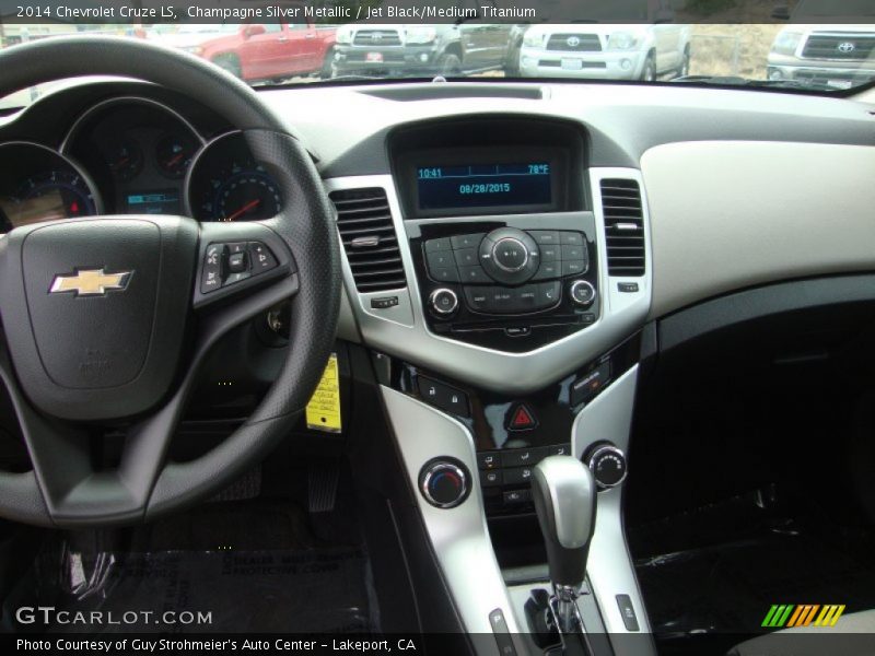 Champagne Silver Metallic / Jet Black/Medium Titanium 2014 Chevrolet Cruze LS