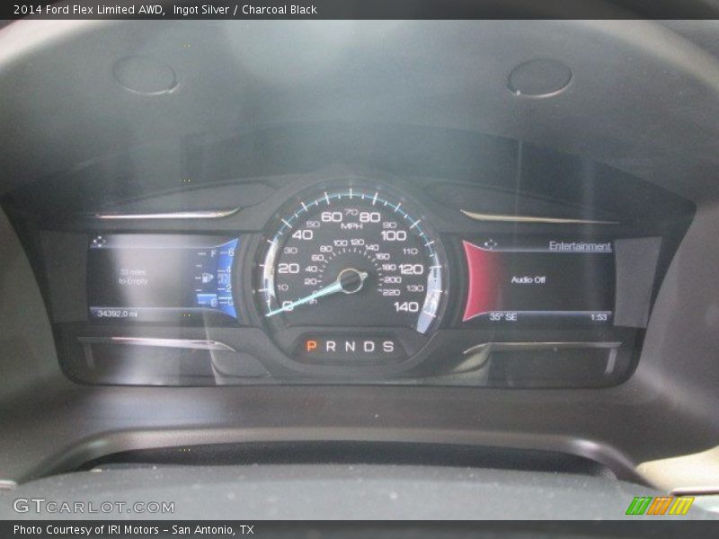 Ingot Silver / Charcoal Black 2014 Ford Flex Limited AWD