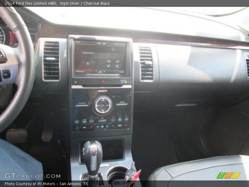 Ingot Silver / Charcoal Black 2014 Ford Flex Limited AWD