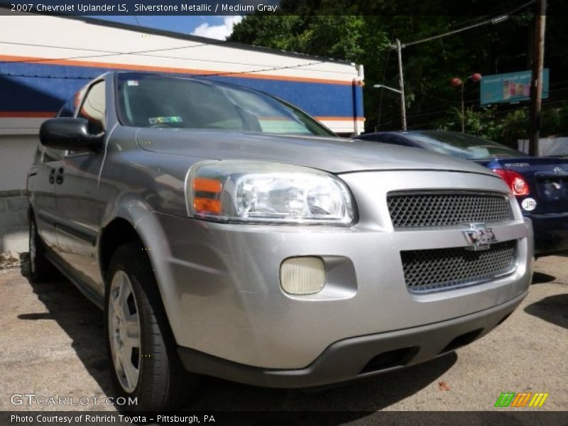 Silverstone Metallic / Medium Gray 2007 Chevrolet Uplander LS