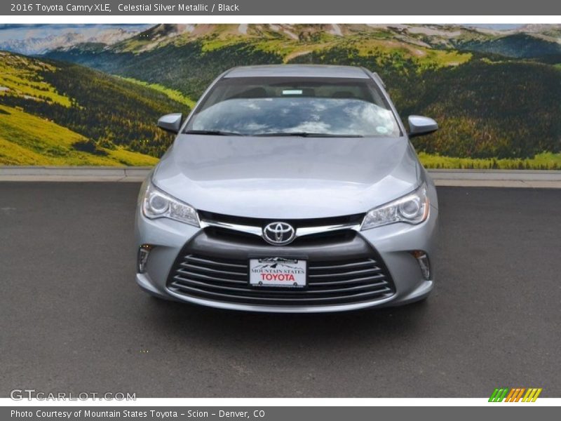 Celestial Silver Metallic / Black 2016 Toyota Camry XLE