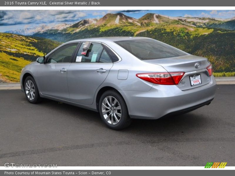 Celestial Silver Metallic / Black 2016 Toyota Camry XLE