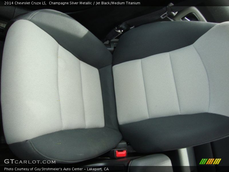 Champagne Silver Metallic / Jet Black/Medium Titanium 2014 Chevrolet Cruze LS