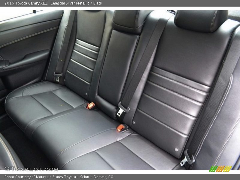 Rear Seat of 2016 Camry XLE