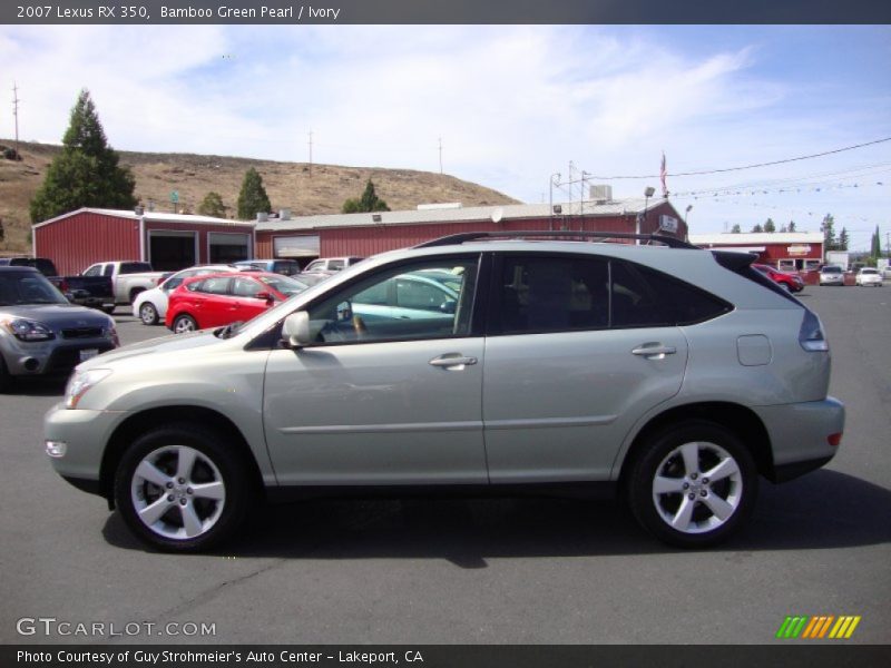 Bamboo Green Pearl / Ivory 2007 Lexus RX 350