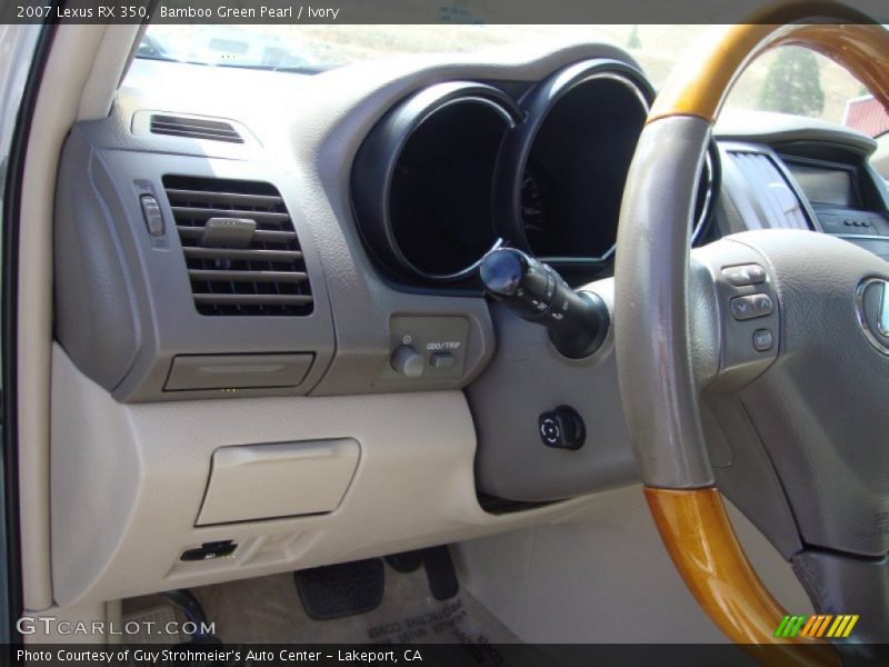 Bamboo Green Pearl / Ivory 2007 Lexus RX 350